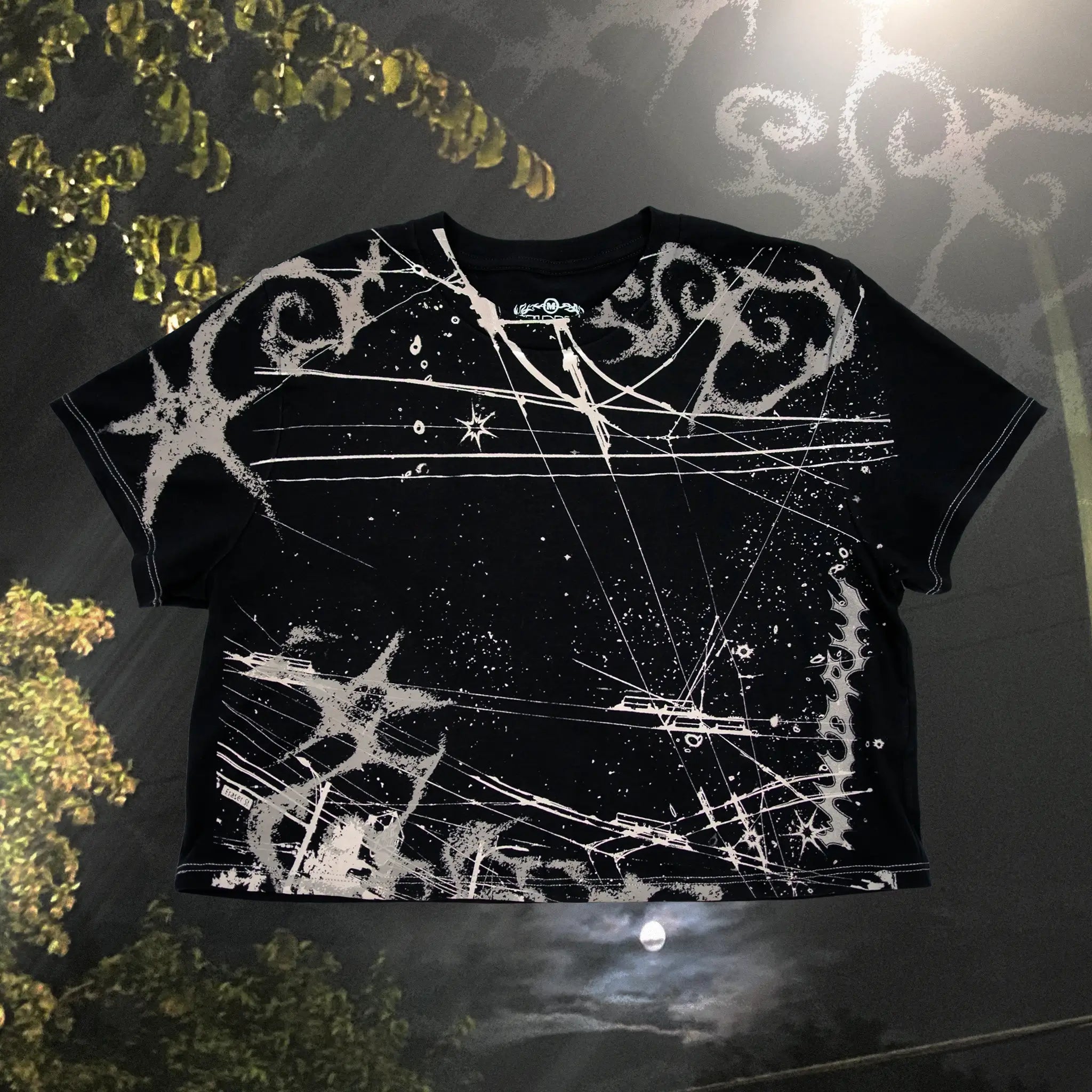 NIGHT Crop Tee